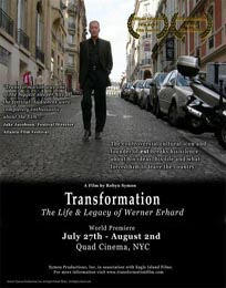 flyer for Transformation: The Life and Legacy of Werner Erhard